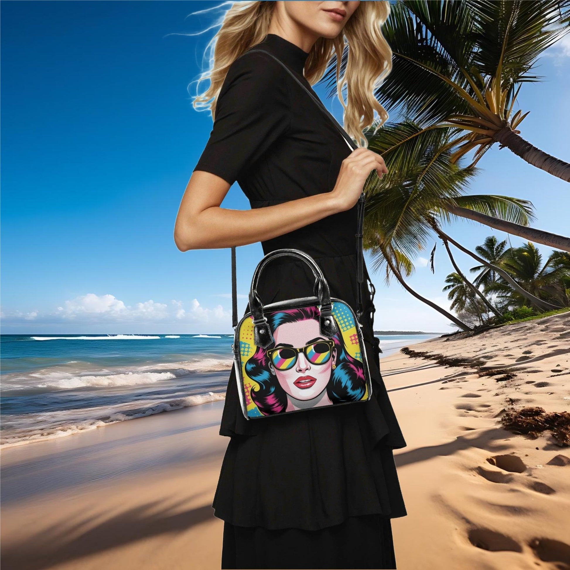 filename-Retro_Pop_Art_Vegan_PU_Shoulder_Bag_4